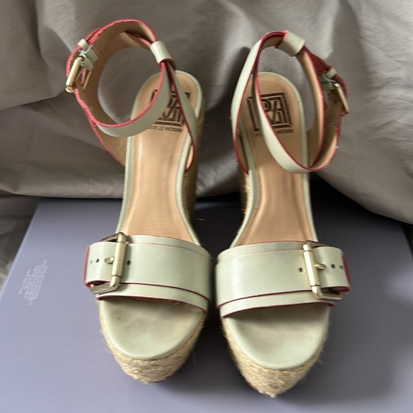 [Pour La Victoire] sky blue wedge platforms - size 8 - Picture 3 of 6